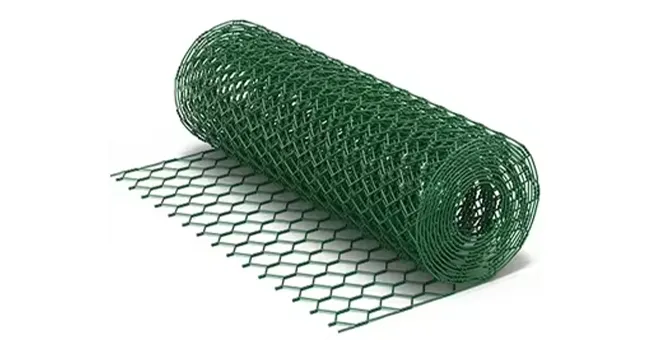 rock wall with wire mesh